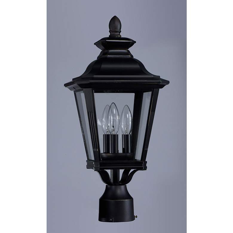 Image 2 Knoxville 19 1/2" High Bronze 3-Light Outdoor Post Light more views