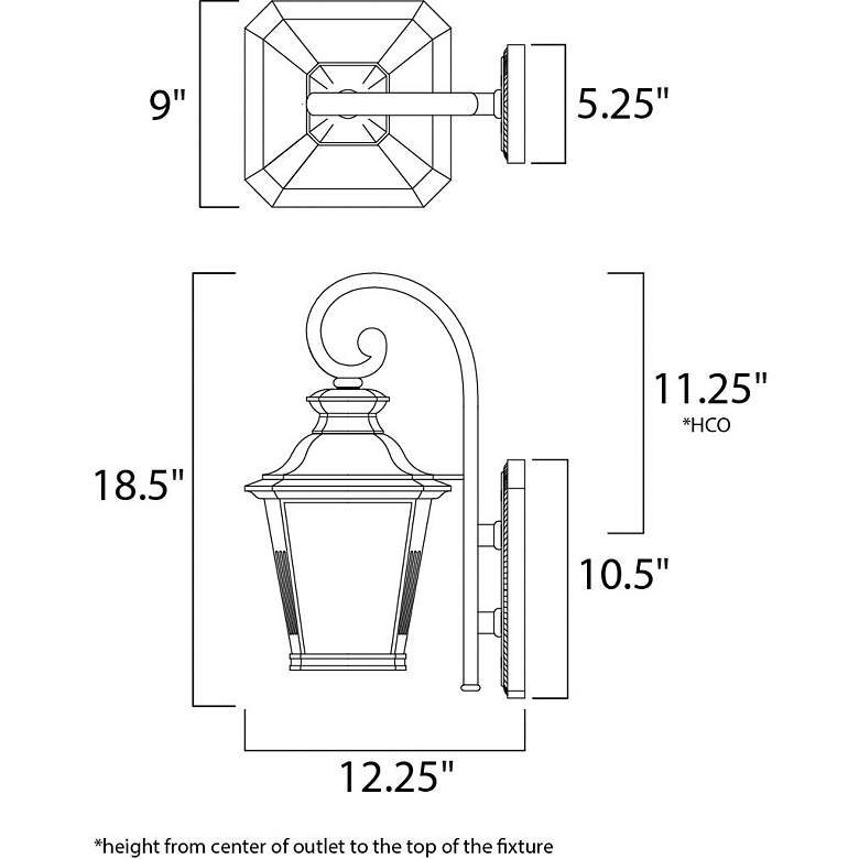 Image 3 Knoxville LED-Outdoor Wall Mount more views