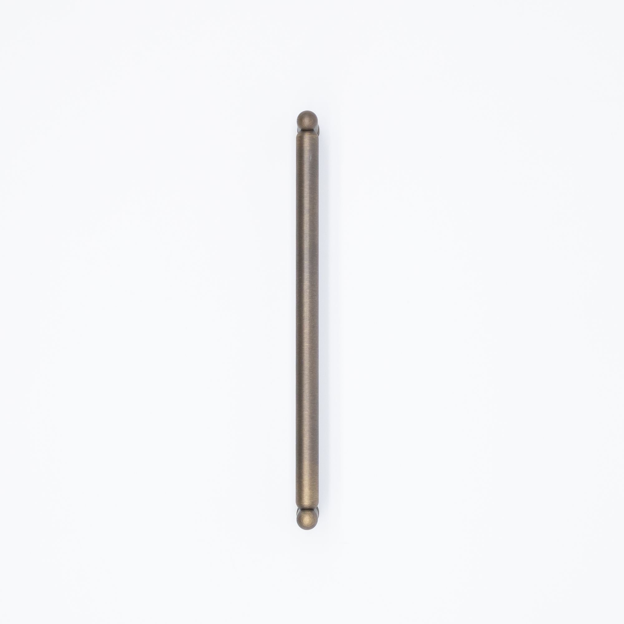 Image 2 Knurled Antique English 8 1/2" Wide Cabinet Pull more views