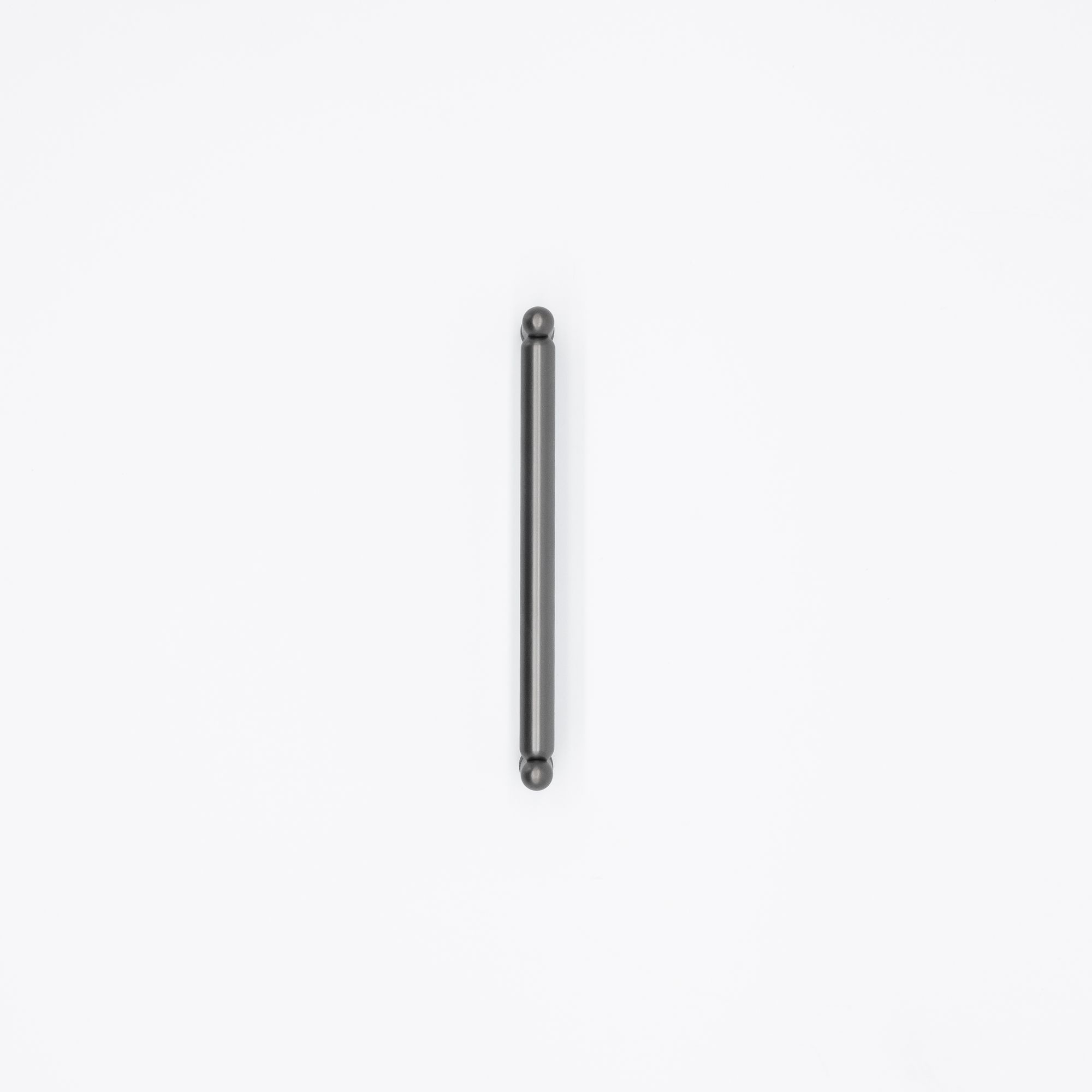 Image 2 Knurled Graphite 6 1/2" Wide Cabinet Pull more views