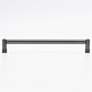 1_Knurled Graphite 8 1/2" Wide Cabinet Pull