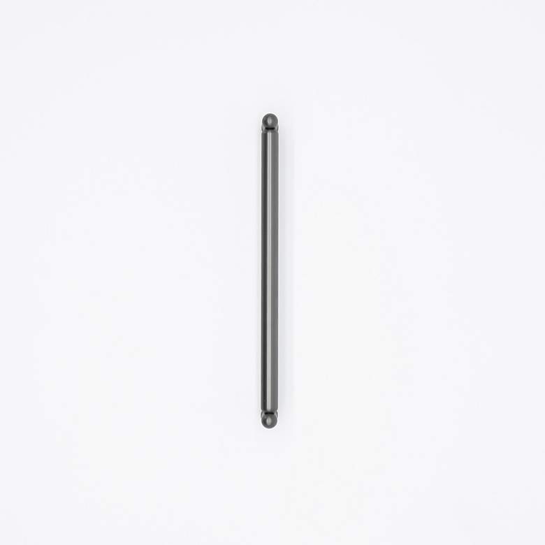 Image 2 Knurled Graphite 8 1/2" Wide Cabinet Pull more views