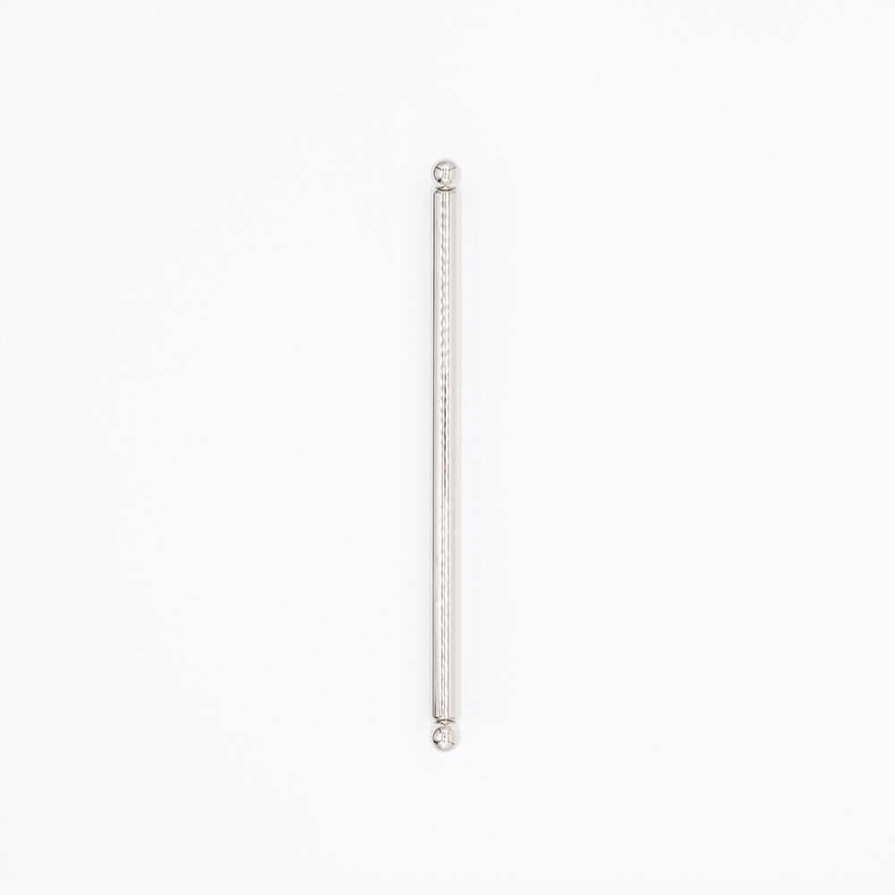 Image 3 Knurled Polished Nickel 12 3/4" Wide Appliance Pull more views