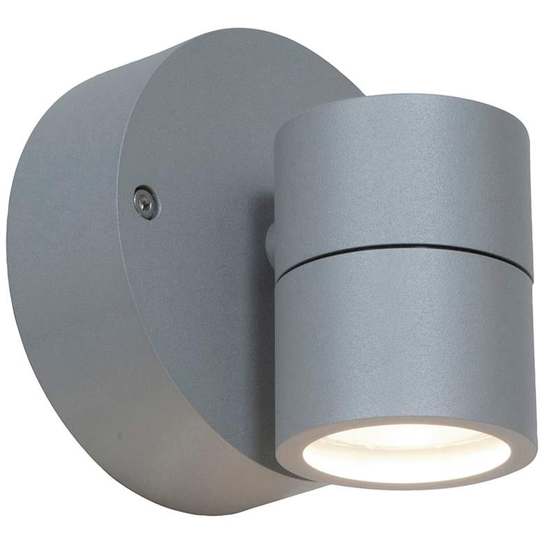 Image 2 KO 4 1/4" High Satin Outdoor Spotlight