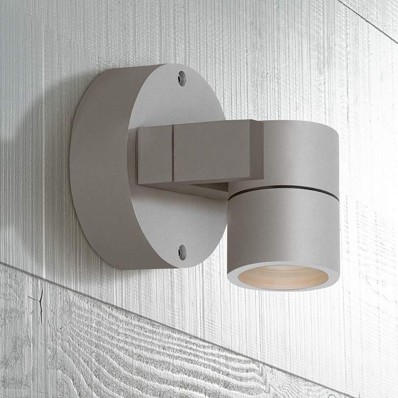 Image 1 KO 4" High Satin LED Outdoor Spotlight