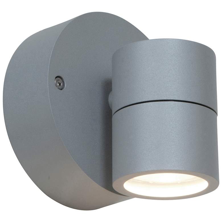 Image 1 KO Marine Grade Outdoor LED Spotlight - Satin Finish - Clear Glass Diffuser