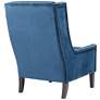 Kobi II Blue Velvet Accent Chair in scene