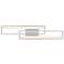 Kocha Integrated LED Painted Brushed Nickel Bath Light with CCT Switch
