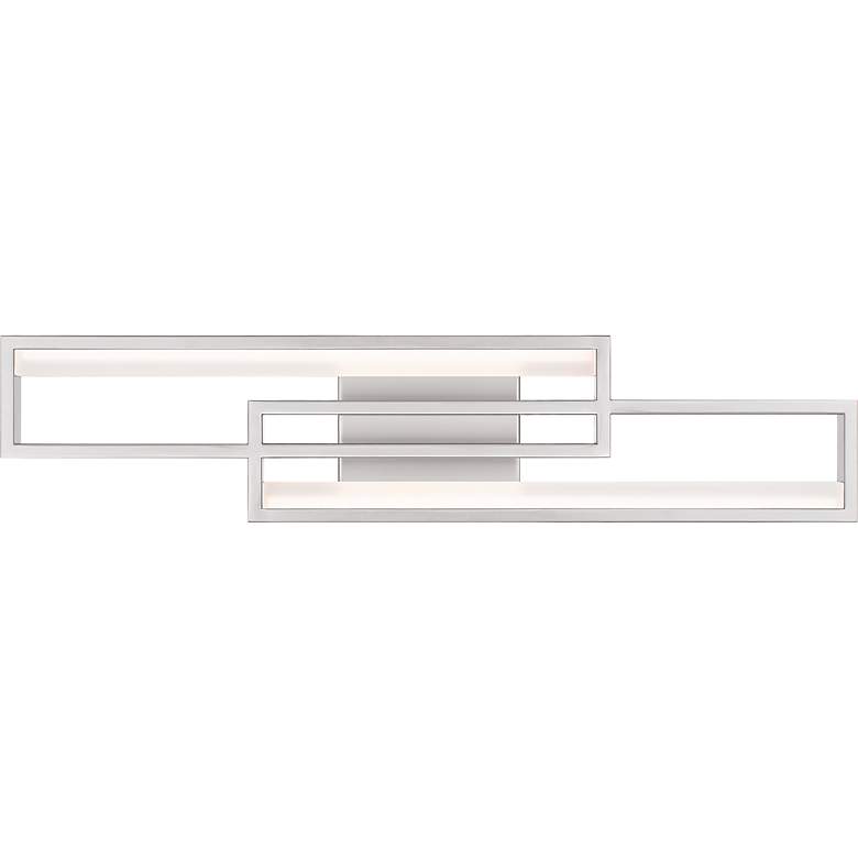 Image 3 Kocha Integrated LED Painted Brushed Nickel Bath Light with CCT Switch more views