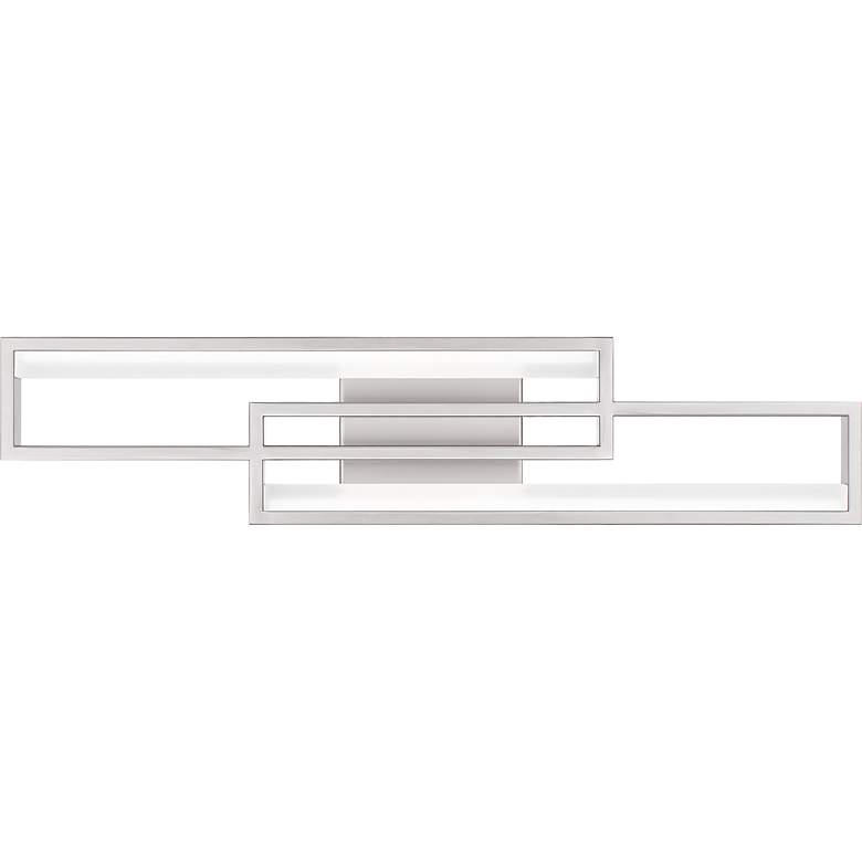 Image 4 Kocha Integrated LED Painted Brushed Nickel Bath Light with CCT Switch more views