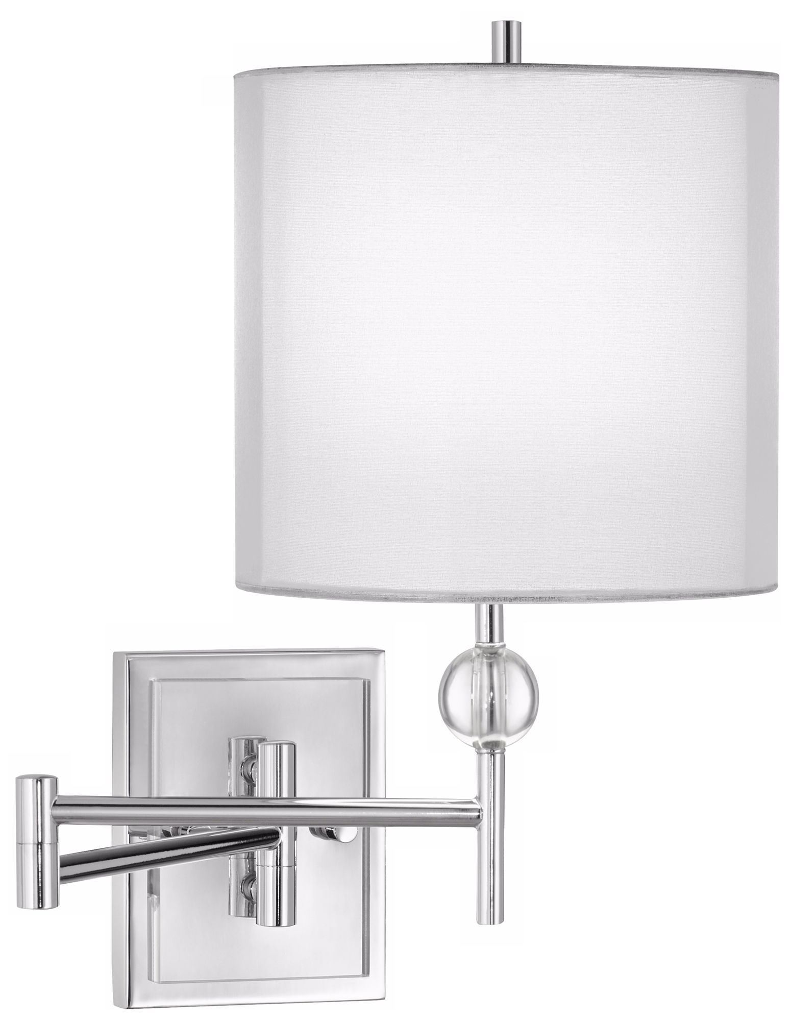 chrome swing arm lamp