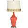 Koi Anya Table Lamp with Flower Applique Trim