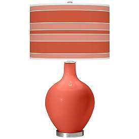 Image1 of Koi Bold Stripe Ovo Table Lamp by Color Plus