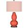 Koi Diamonds Double Gourd Table Lamp by Color Plus