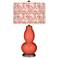 Koi Gardenia Double Gourd Table Lamp by Color Plus