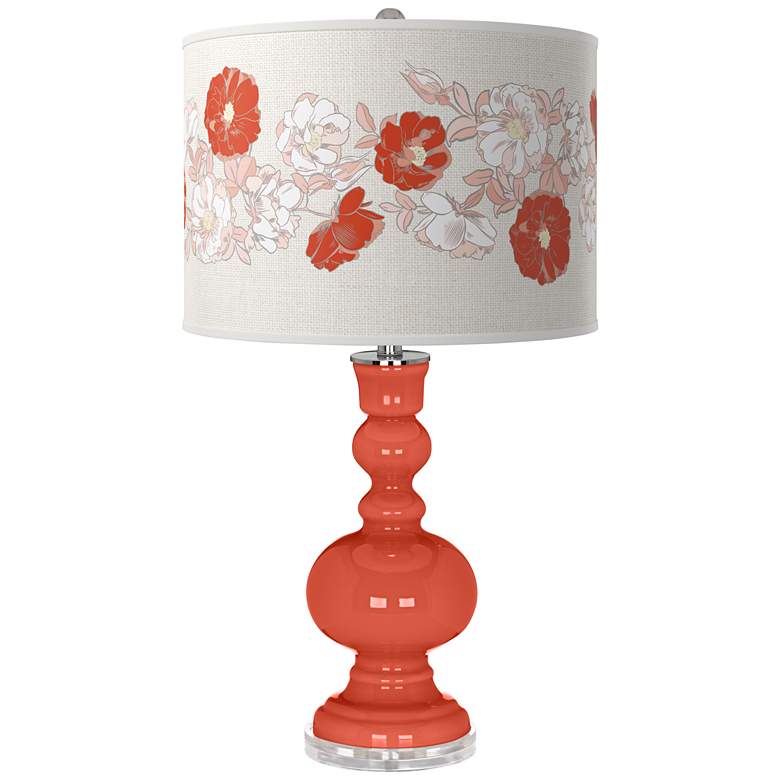 Image 1 Koi Rose Bouquet Apothecary Table Lamp