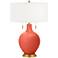 Koi Toby Brass Accents Table Lamp