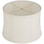Kolding White Softback Drum Lamp Shade 13x14x10 (Washer)