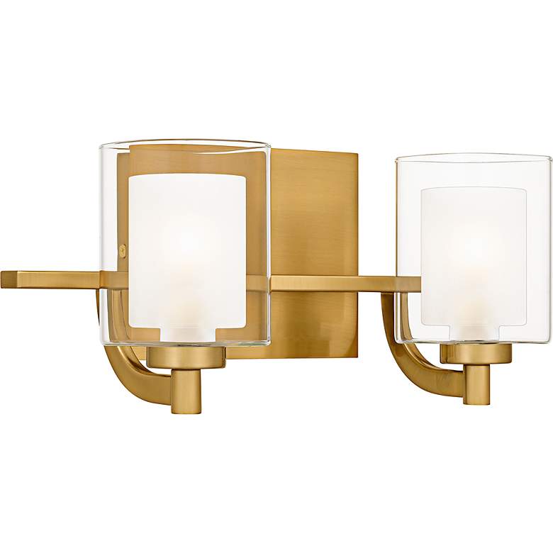 Image 3 Kolt 2-Light Brushed Gold Bath Light more views