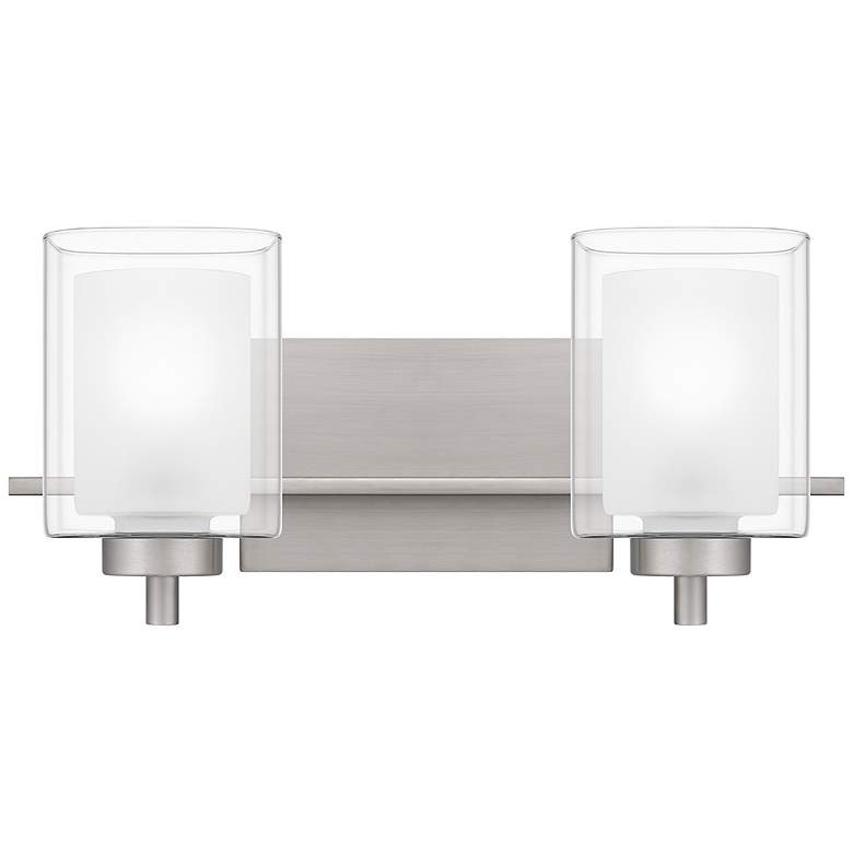 Image 2 Kolt 2-Light Brushed Nickel Vanity Light