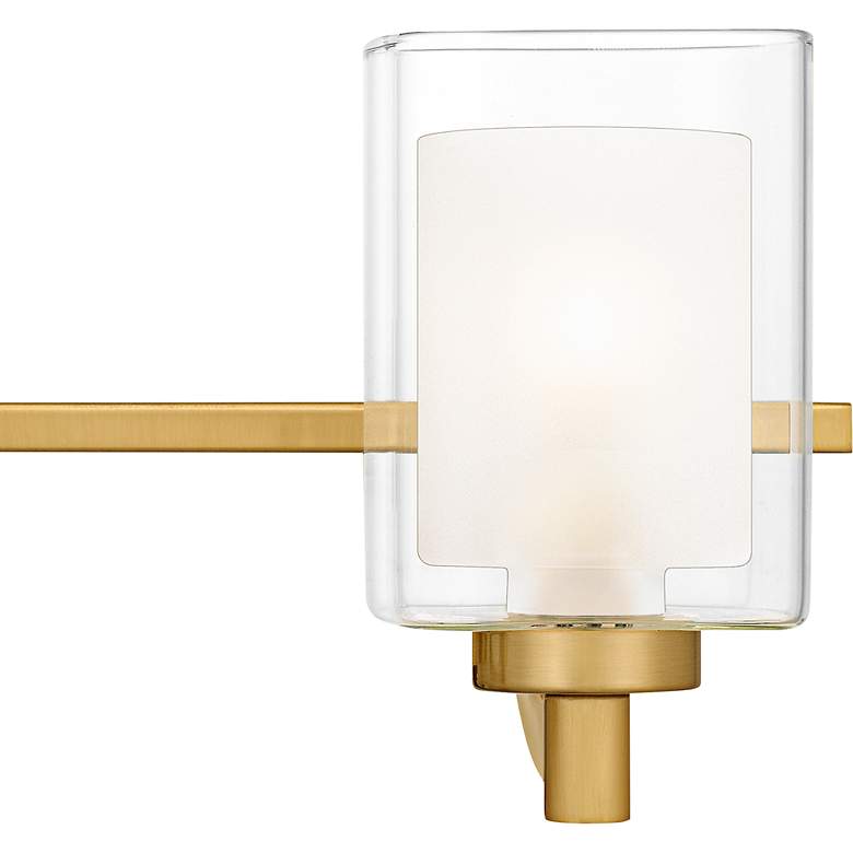 Image 5 Kolt 3-Light Brushed Gold Bath Light more views