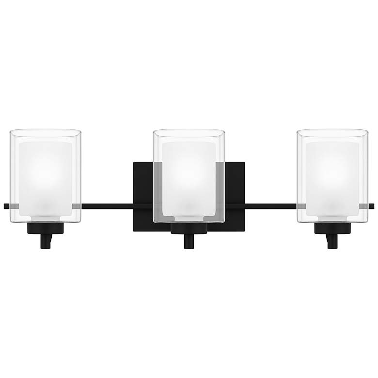 Image 2 Kolt 3-Light Matte Black Vanity Light