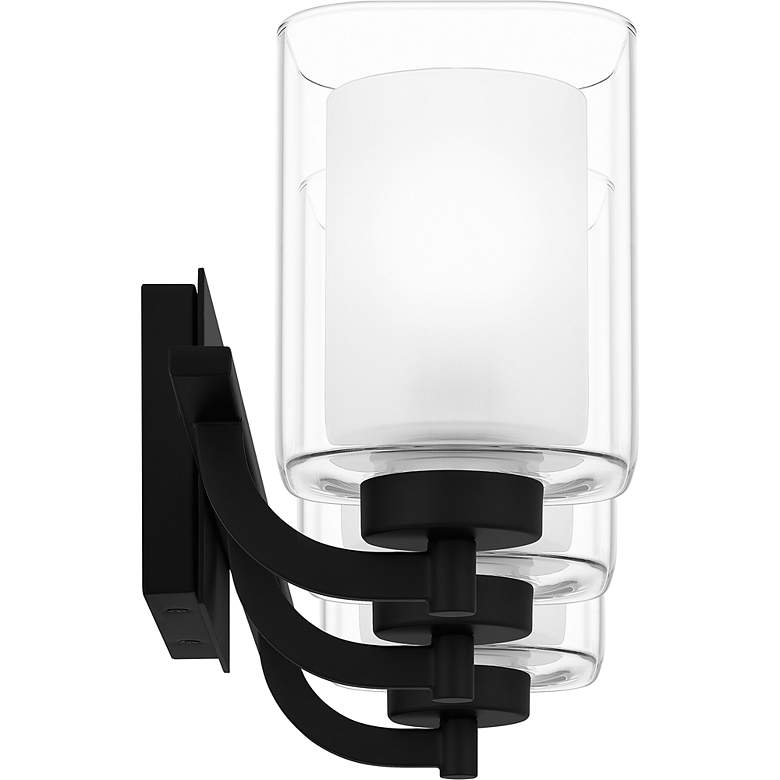 Image 4 Kolt 3-Light Matte Black Vanity Light more views