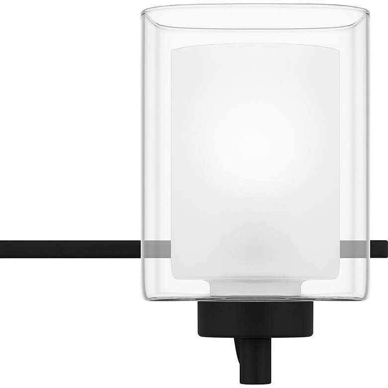 Image 5 Kolt 3-Light Matte Black Vanity Light more views