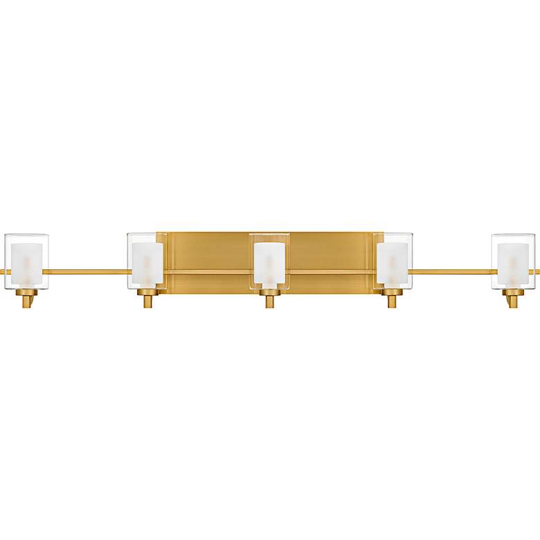 Image 2 Kolt 5-Light Brushed Gold Bath Light more views