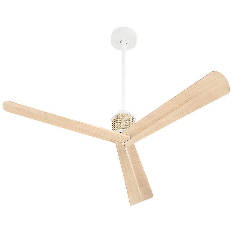 Image 1 Kona Ceiling Fan - Studio White - Oak