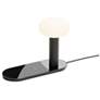 2_Koncept Combi 7 1/2" LED Lamp in Black with USB and Smart Charging Pad