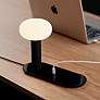 1_Koncept Combi 7 1/2" LED Lamp in Black with USB and Smart Charging Pad