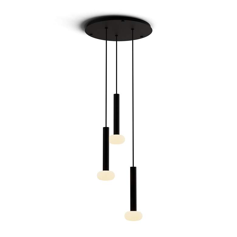 Image 1 Koncept Combi Pendant 12" Circular 3 Black