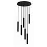 1_Koncept Combi Pendant 12" Circular 6 Combo Matte Black