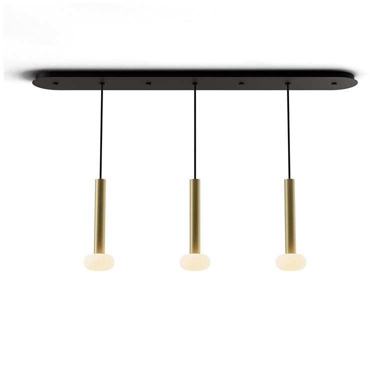 Image 1 Koncept Combi Pendant 12" Linear 3Brass