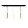 Koncept Combi Pendant 12" Linear 3Brass