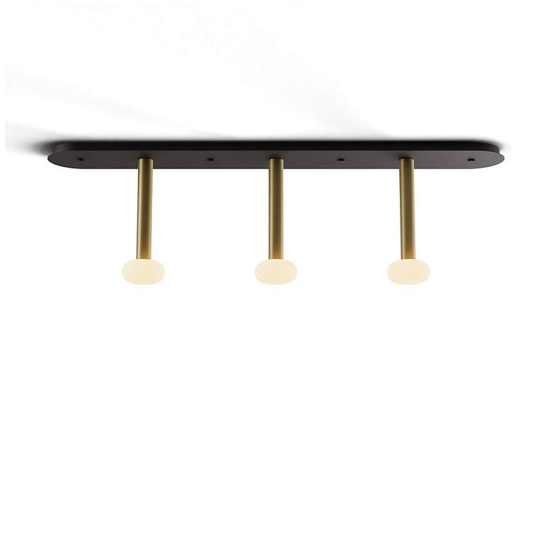 Image 2 Koncept Combi Pendant 12" Linear 3Brass more views