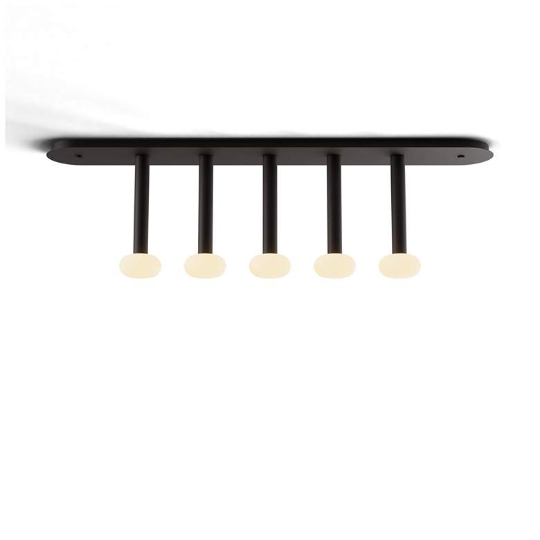 Image 2 Koncept Combi Pendant 12" Linear 5 Black more views