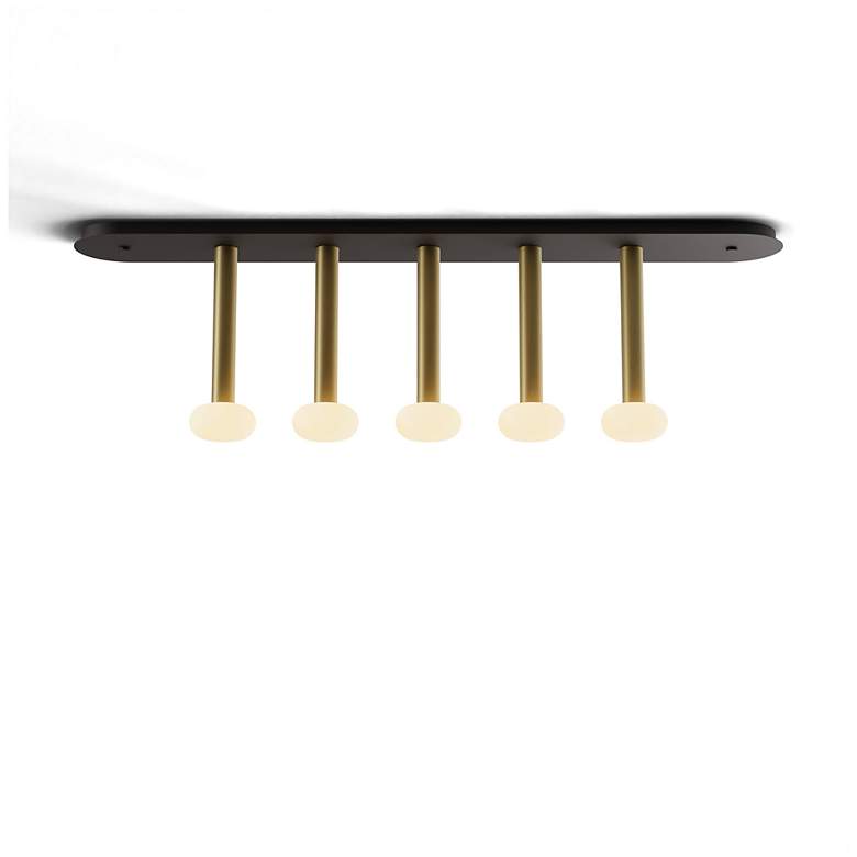Image 2 Koncept Combi Pendant 12" Linear 5Brass more views