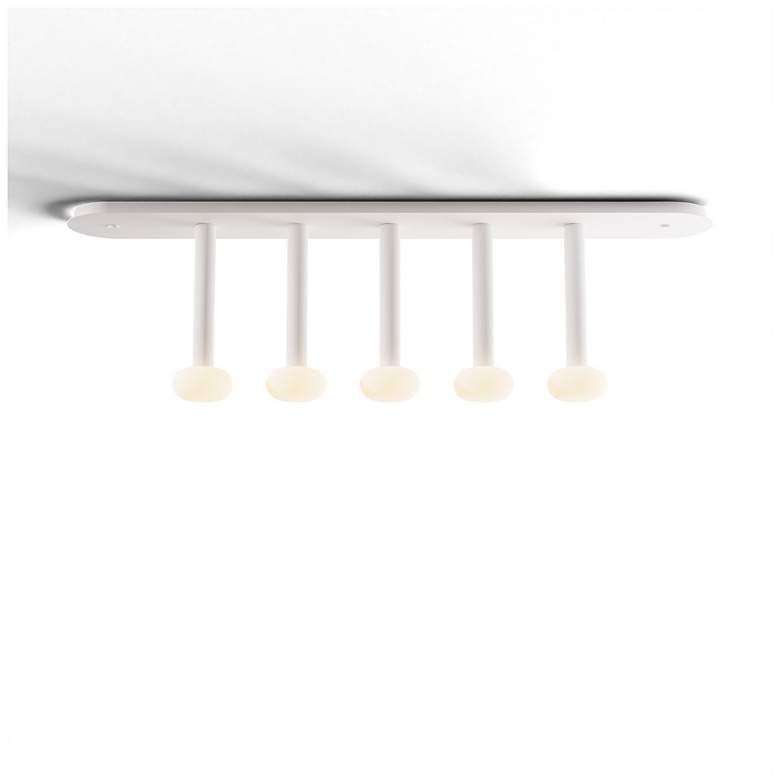 Image 2 Koncept Combi Pendant 12" Linear 5White Glass Ball more views