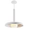 Koncept Combi Pendant 12" Single White 12" shade (White)