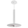 1_Koncept Combi Pendant 12" Single White 9" metal plate (White)