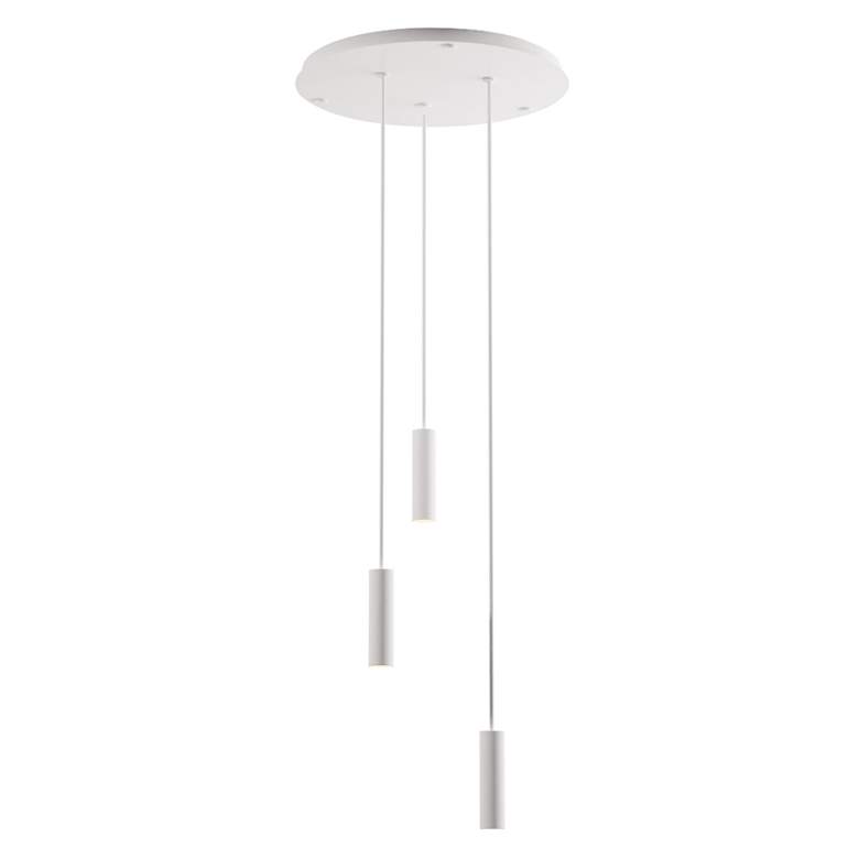 Image 1 Koncept Combi Pendant 6" Circular 3 Combo Matte White