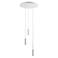 Koncept Combi Pendant 6" Circular 3 Combo Matte White