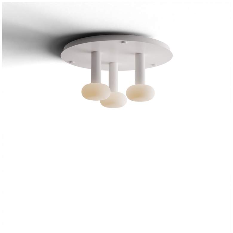 Image 2 Koncept Combi Pendant 6" Circular 3White Glass Ball more views