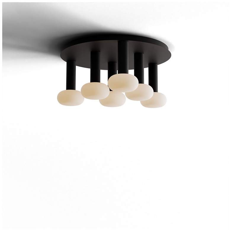 Image 2 Koncept Combi Pendant 6" Circular 6 Black more views