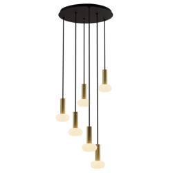 Koncept Combi Pendant 6" Circular 6Brass