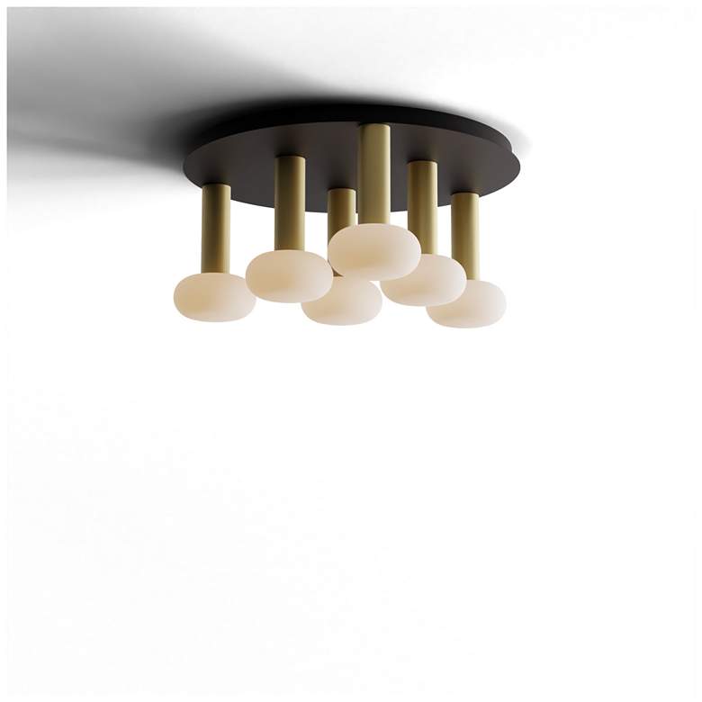 Image 2 Koncept Combi Pendant 6" Circular 6Brass more views