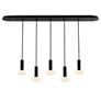 1_Koncept Combi Pendant 6" Linear 5 Black
