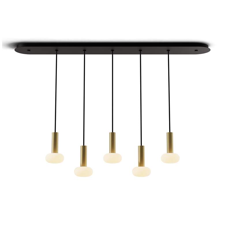 Image 1 Koncept Combi Pendant 6" Linear 5Brass